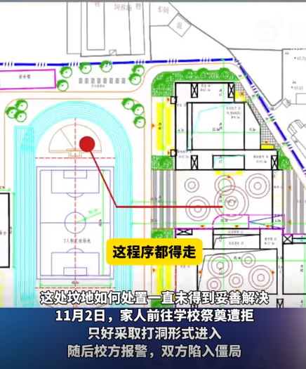 烈士家属祭奠遭拒,打洞进小学上坟! 烈士家属祭奠遭拒,打洞进小学上坟!